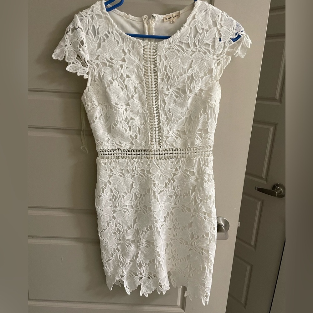 White dress used for graduation